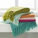Surya Tilda Pale Pink 59"x51" Throw Blanket-2