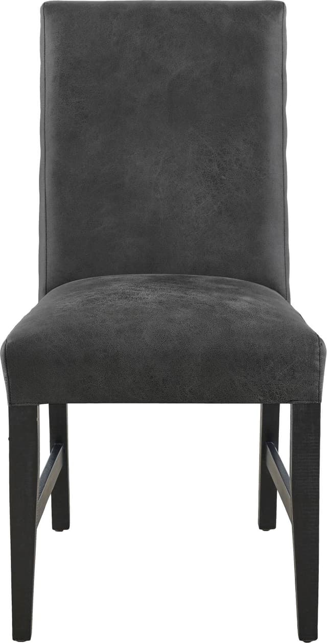 Elements International Cruz Dark Gray Dining Chair-3