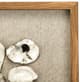 A & B Home Ocasta 2-Piece Beige/White Shell Design Wall Art Set-3