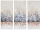 Olliix by Madison Park Blush/Grey Set of 3 Twilight Mystere Hand Brush Embellished Canvas-0