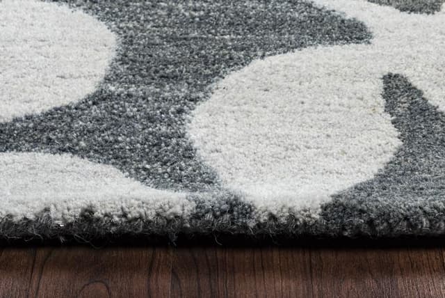 Rizzy Home Mariana Fields Ornamental Gray 5' x 8' Rug-1