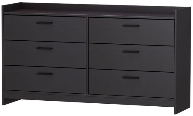 Signature Design By Ashley Central Park Black Brown Six Drawer