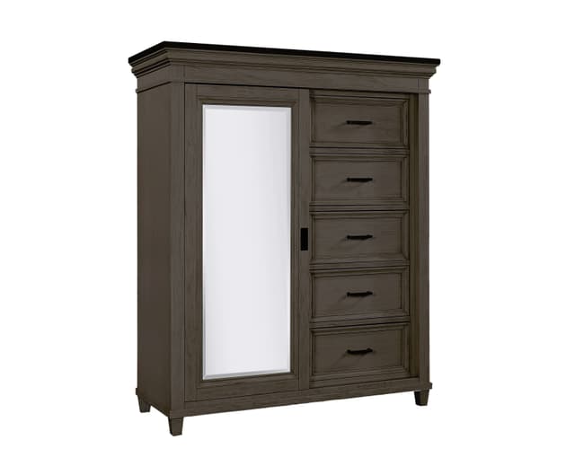 Aspenhome® Caraway Slate Sliding Door Chest-0