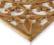 Olliix by Madison Park Gold Set of 3 Piece Gold Medallion 3D Design Canvas-3