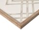 Olliix by Madison Park Exton Natural and White Geo Carved Wood Panel Wall Decor-4