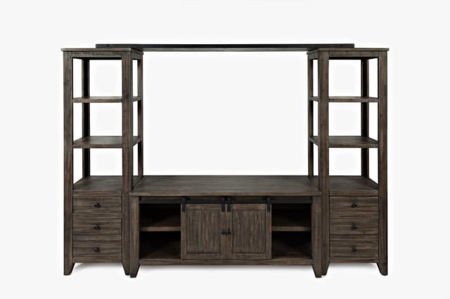 Jofran Inc. Madison County Barnwood Entertainment Wall-1