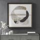 Olliix by Madison Park Auric Beam Black Abstract Gold Foil Framed Embellished Canvas-3