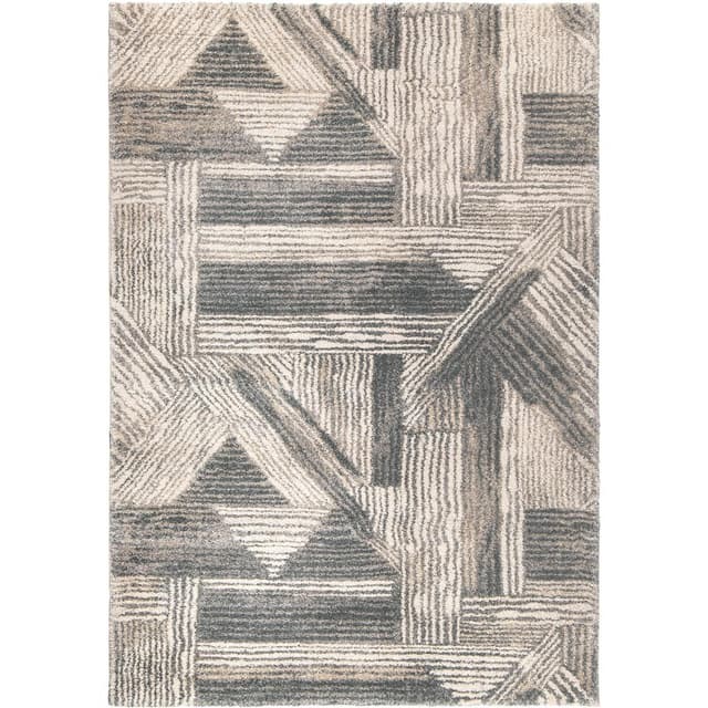 Orian Nirvana Atherton Soft White 5' x 8' Rug-0