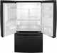 GE® 36" 25.6 Cu. Ft. High-Gloss Black Freestanding French Door Refrigerator-1