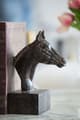 A & B Home 2-Piece Brown Horse Bookend Set-3