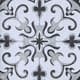 Olliix by Madison Park Montage 3 Black/White Printed Distressed Tile Pattern Decorative Box Wall Art Set-1