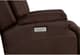 Flexsteel® Marley Dark Brown Power Recliner with Power Headrest-5