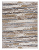 Olliix by Madison Park Riley Blue/Tan 5x7' Cozy Shag Watercolor Area Rug-0