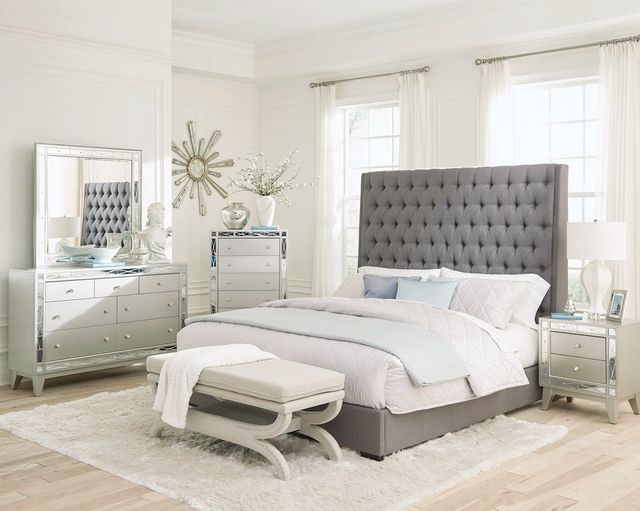 Coaster Coasteressence Camille 4 Piece Grey And Metallic Mercury