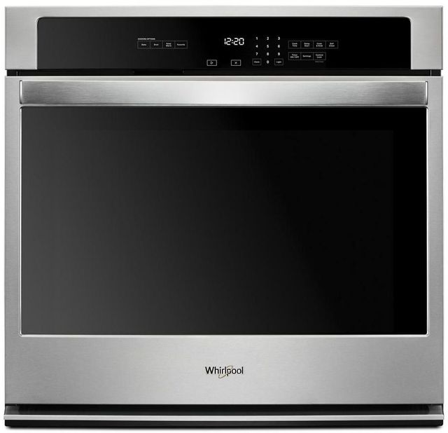 Whirlpool 27 Stainless Steel Electric Built In Single Wall Oven Wos31es7js The Maytag Store
