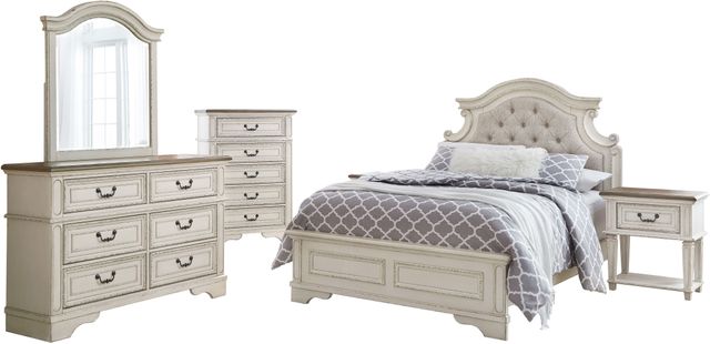 Signature Design by Ashley® Realyn 4 Piece Chipped White ...