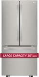 LG 21.8 Cu. Ft. 3-Door French Door Refrigerator-Stainless Steel-LFCS22520S-0