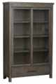 Liberty Furniture Modern Farmhouse Dark Gray Display Cabinet-1