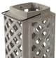 A & B Home Gray 18" Cement Lantern-2