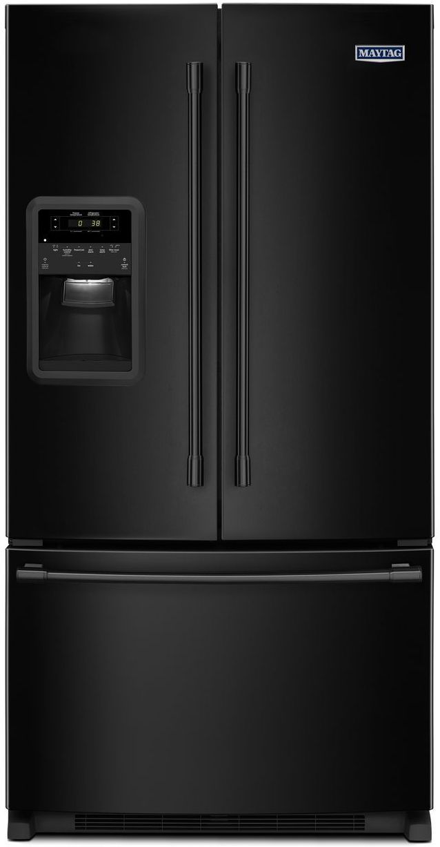 Maytag 21 71 Cu Ft Black French Door Refrigerator Mfi2269frb