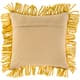 Surya Hylia Mustard 20"x20" Toss Pillow with Polyester Insert-3