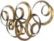 A & B Home Seretha Gold Leaf Wall Decor-1