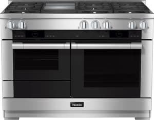 Miele 48 Inch Clean Touch Steel Pro Style Dual Fuel Range