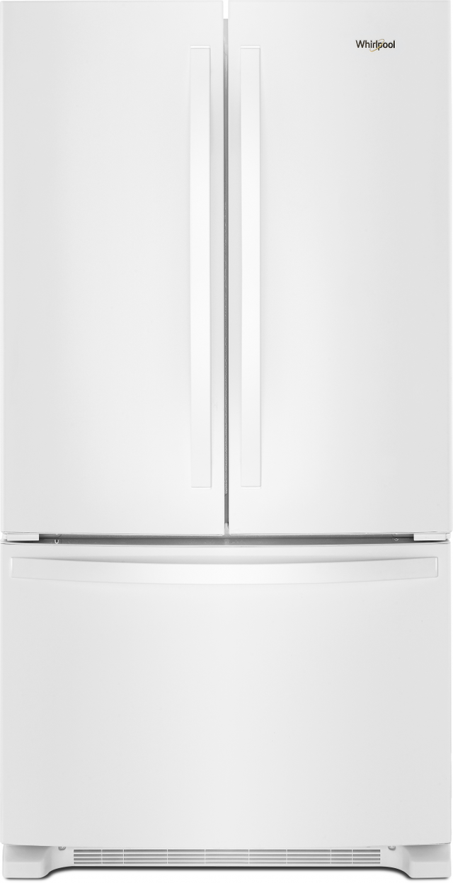Whirlpool 25 Cu Ft Wide French Door Refrigerator White