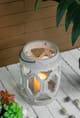 A & B Home Gray 13" Cement Outdoor Lantern-4