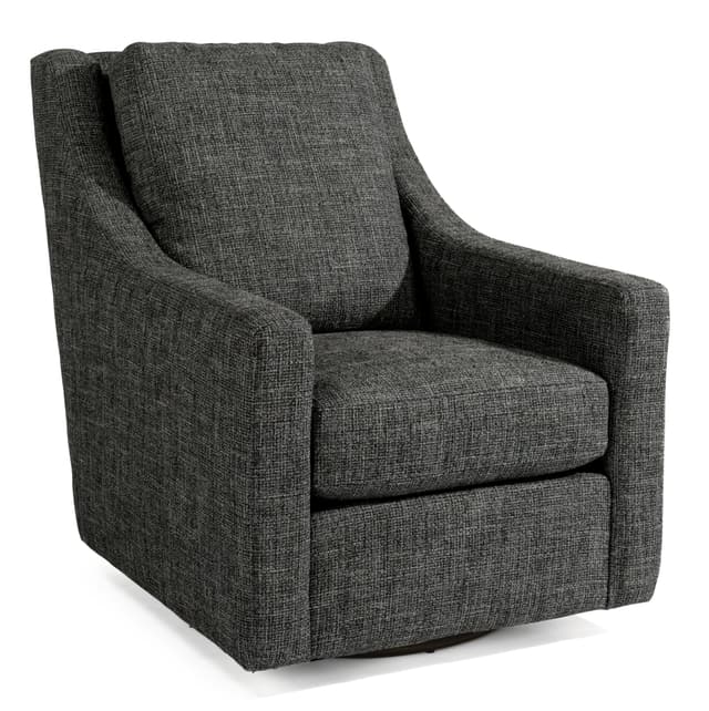 Flexsteel® Murph Gray Swivel Chair-0