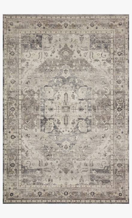Loloi® Rugs Hathaway Steel / Ivory 5" x 8" Rug-0