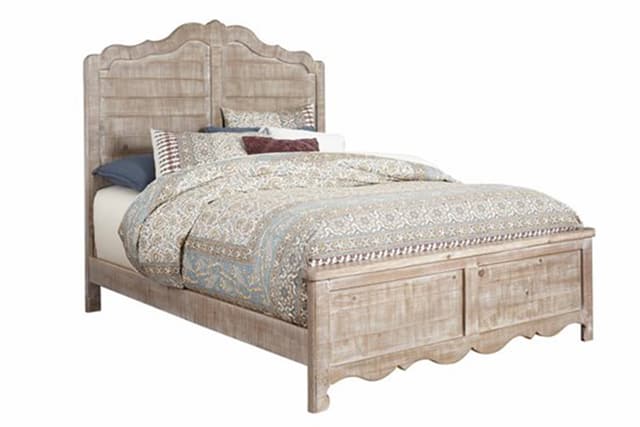 Progressive® Furniture Chatsworth Chalk Queen Panel Bed-0