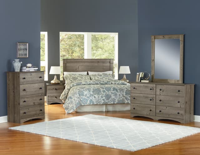 Perdue Woodworks Weathered Gray Ash Night Stand-2