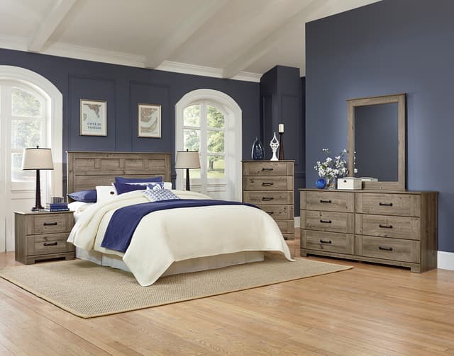 Perdue Woodworks Meadowlark Queen Panel Headboard-2
