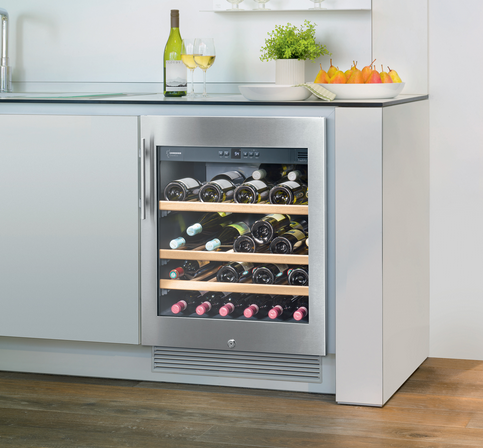Liebherr 3.9 Cu. Ft. Stainless Steel Wine Cooler-0