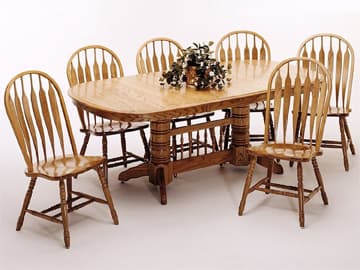 Intercon Classic Oak Collection 9 Piece Dining Set-2