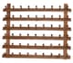 A & B Home Brown Wood Hanger Rack-0