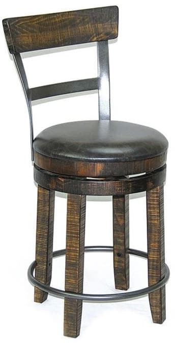 Sunny Designs™ Newport Tobacco Leaf Counter Height Table with 4 Stools w/Back-3