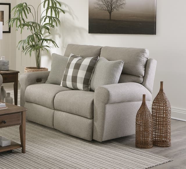 Catnapper® Westport Metal Power Lay Flat Loveseat-0