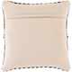 Surya Zanafi Black 18"x18" Toss Pillow Shell with Polyester Insert-1