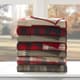 Olliix by Woolrich Taupe Winter Plains Quilted Throw Blanket-3
