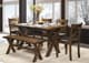 Pandora Warm Oak Brown Dining Table-2