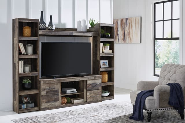 Signature Design by Ashley® Derekson Multi Gray Entertainment Wall Stand-0