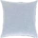 Surya Waffle Denim 20"x20" Pillow Shell with Polyester Insert-1