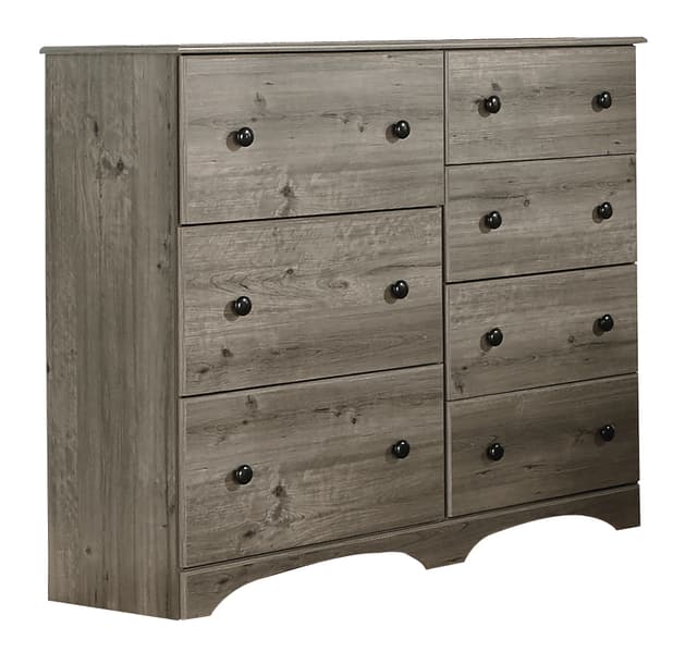 Perdue Woodworks Weathered Gray Ash 7 Drawer Dresser-0