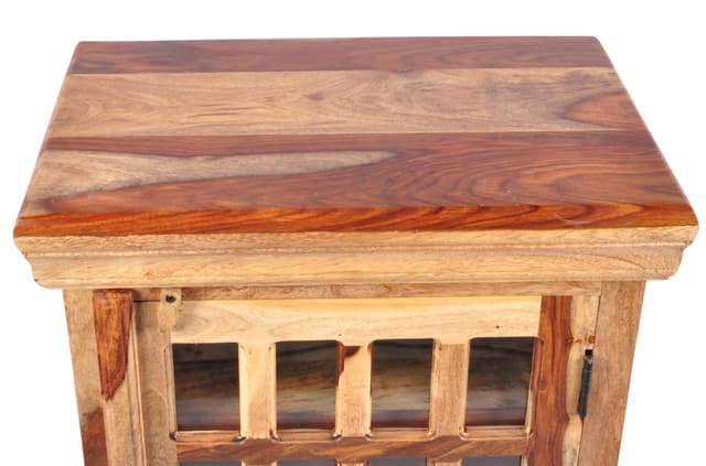 Jaipur Furniture Tahoe 12 Glass Side Cabinet-3