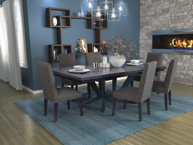Country View Woodworking Handcrafted Amish 5 Piece Serena Dining Set-0