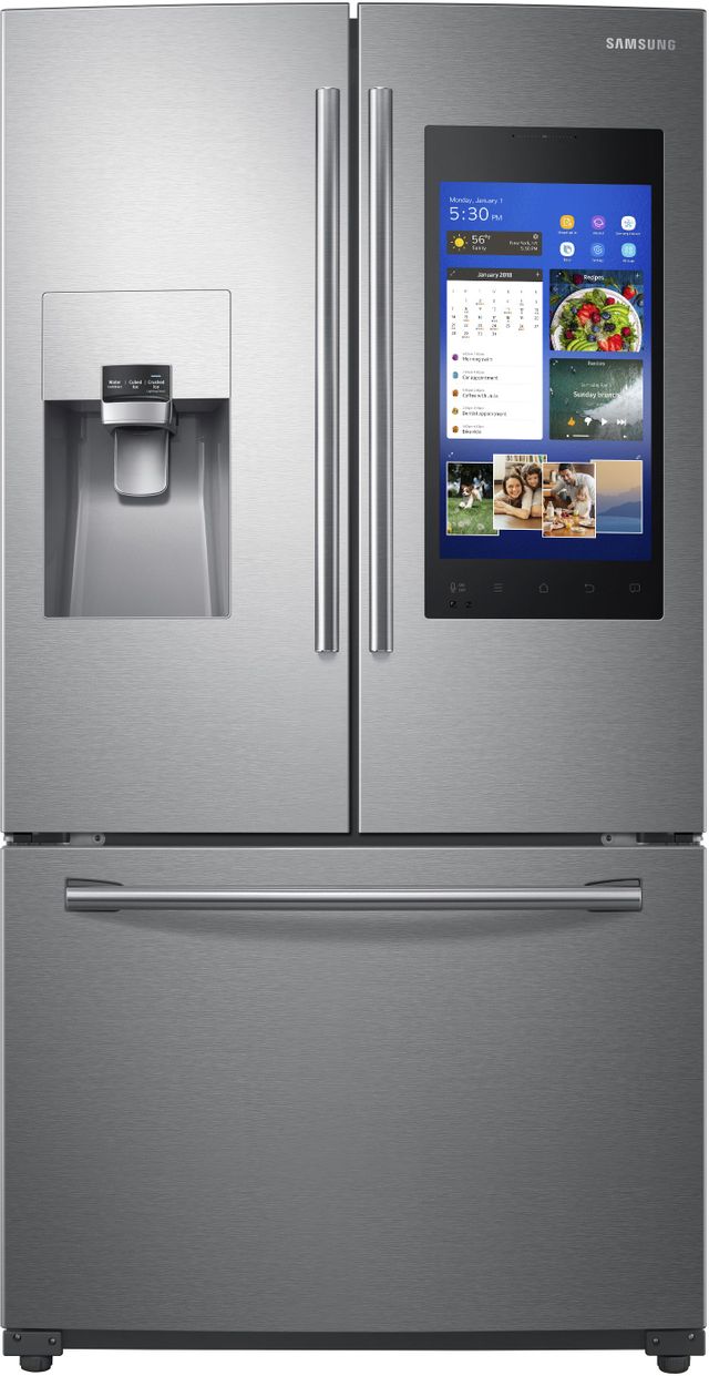 Samsung 24 2 Cu Ft Stainless Steel 3 Door French Door