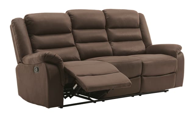 Signature Design by Ashley® Welota Brown Reclining Sofa with Drop Down Table -1
