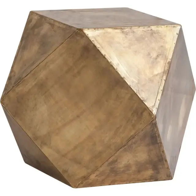 Mercana Gold Exagoni Accent Table-0